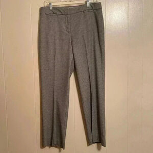 Talbots Signature Trouser Pants Black and White Check Pattern Women’s Size 10